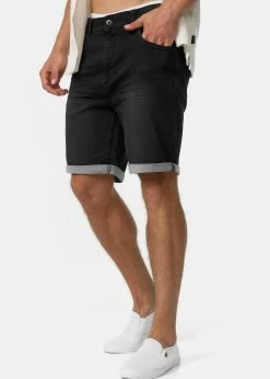Indicode Jeans LONAR - Szorty Jeansowe - Black | Odzież/Promocje -Indicode Jeans Sklep 02c8f6b4cd8b436d825342bedf934289 scaled