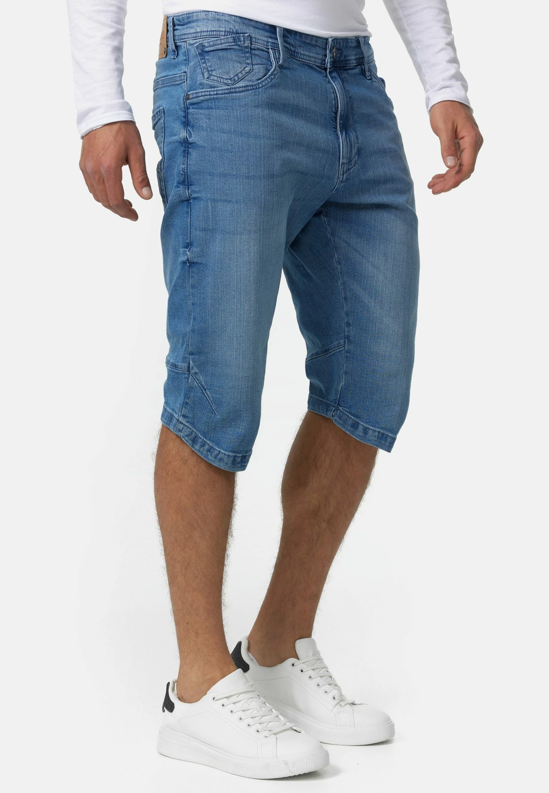 Indicode Jeans Szorty Jeansowe - Niebieskie | Wysoka jakość | Odzież męska 5 Indicode Jeans Szorty Jeansowe - Niebieskie | Wysoka jakość | Odzież męska - obrazek 5