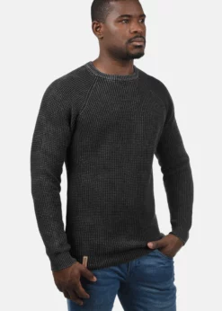 Indicode Jeans IDROCKFORD - Sweter - Czarny | Elegancki i Wygodny