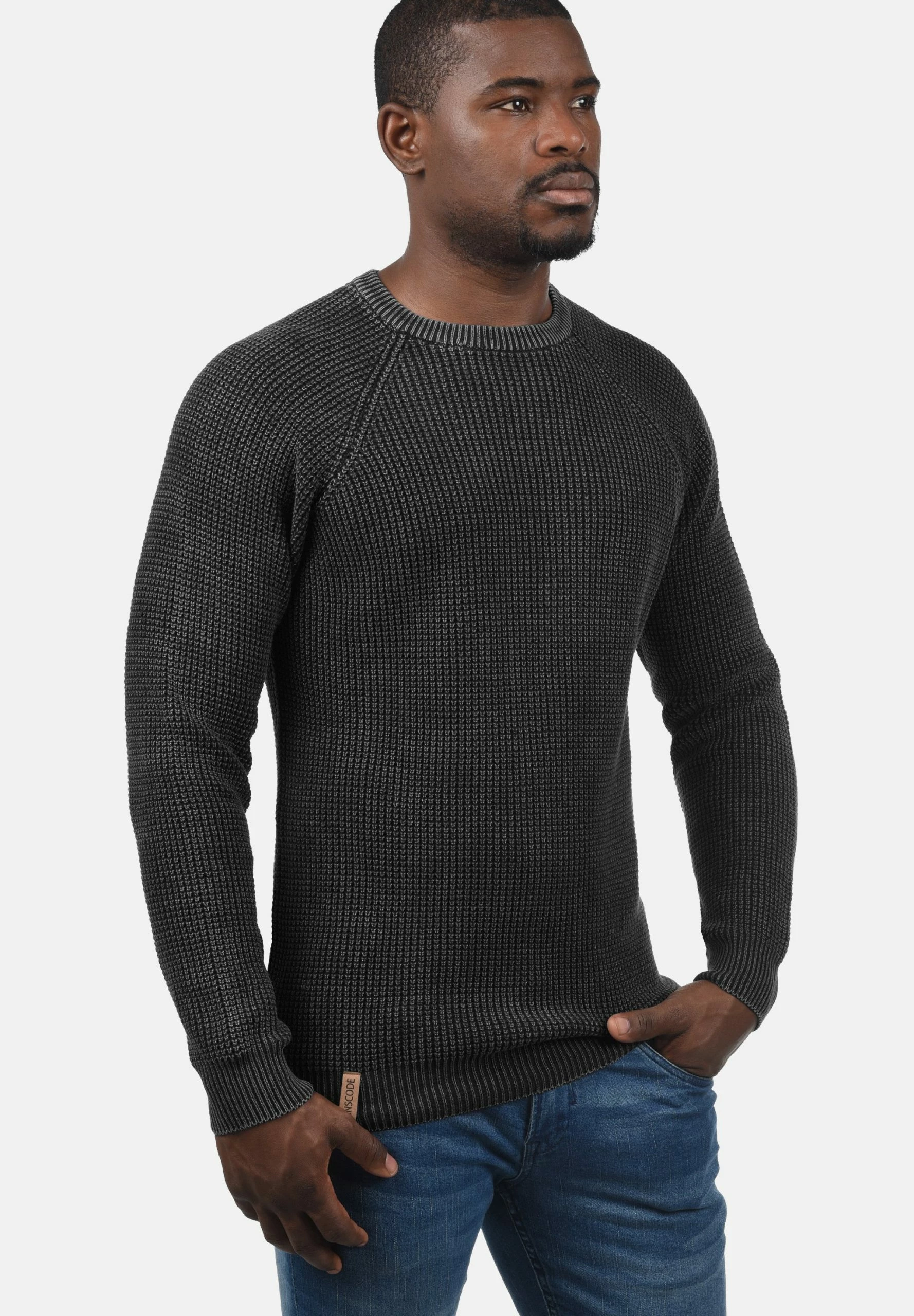 Indicode Jeans IDROCKFORD - Sweter - Czarny | Elegancki i Wygodny 1 Indicode Jeans IDROCKFORD - Sweter - Czarny | Elegancki i Wygodny