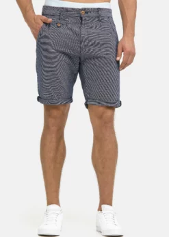 Indicode Jeans CASUAL FIT - Szorty - Blue Denim | Wygodne i Stylowe Szorty Męskie