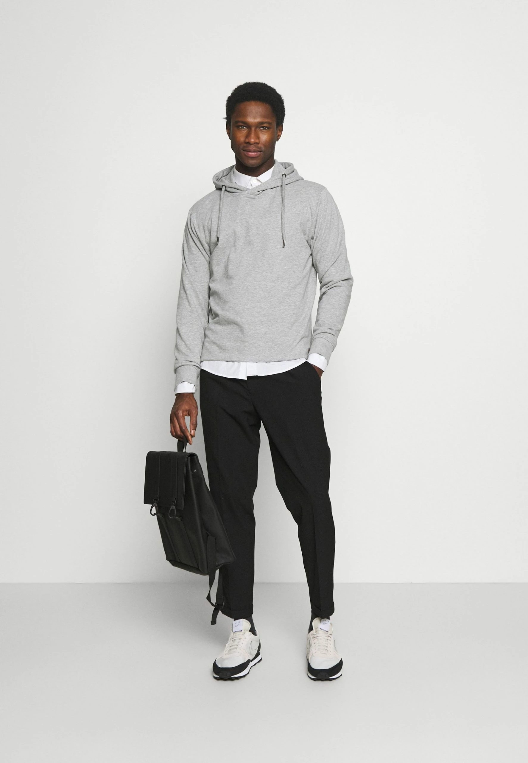 Indicode Jeans WILKINS - Bluza Męska - Light Grey Mix | Modna Bluza Męska 2 Indicode Jeans WILKINS - Bluza Męska - Light Grey Mix | Modna Bluza Męska - obrazek 2