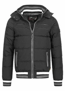 Kurtka Przejściowa MARLON - Indicode Jeans - Czarna -Indicode Jeans Sklep 060b0a777cd14c3fabc47b9309abdfbd