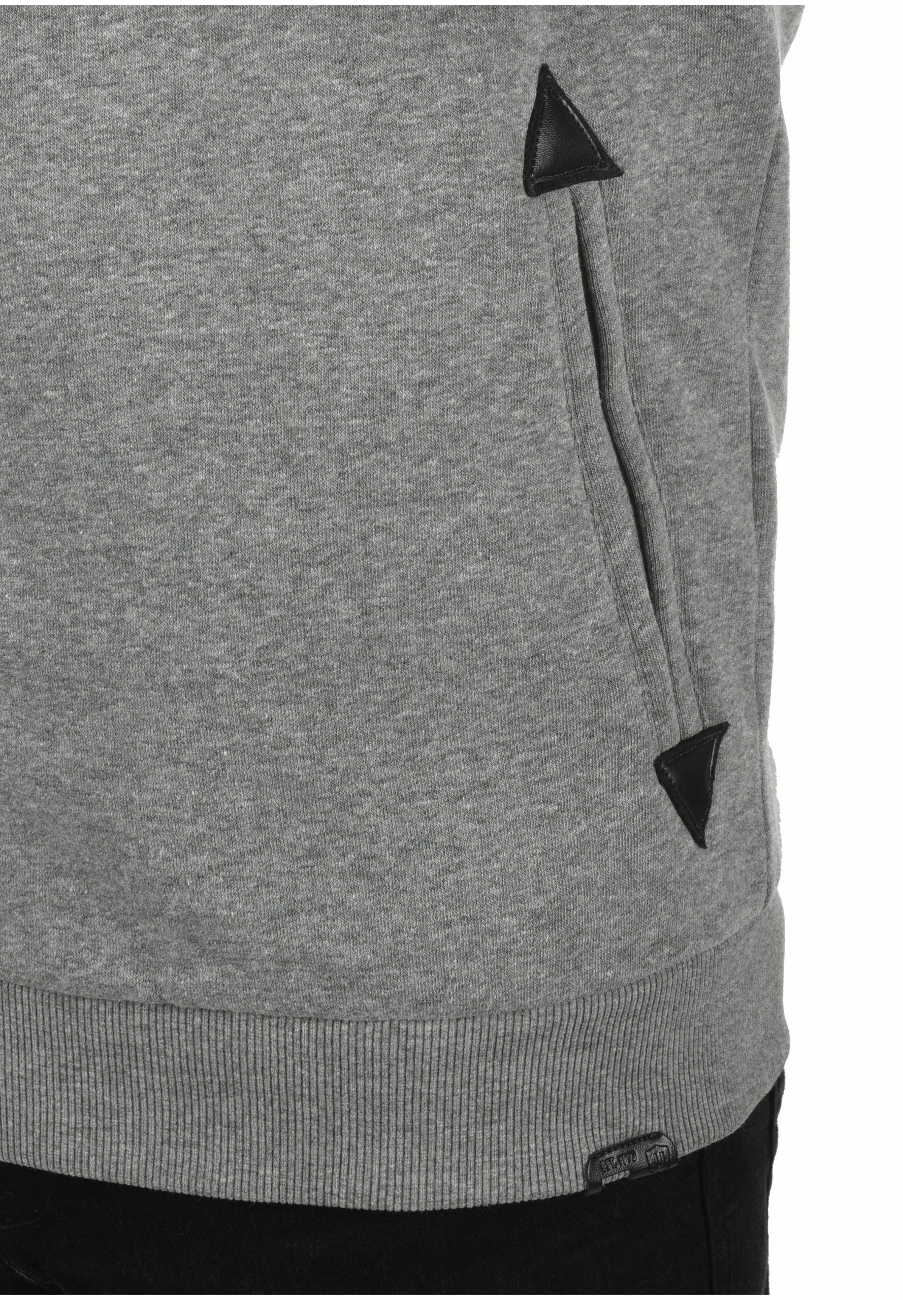 Indicode Jeans IDBARNHILL - Bluza Rozpinana - Grey Mix | Bluzy Męskie 6 Indicode Jeans IDBARNHILL - Bluza Rozpinana - Grey Mix | Bluzy Męskie - obrazek 6