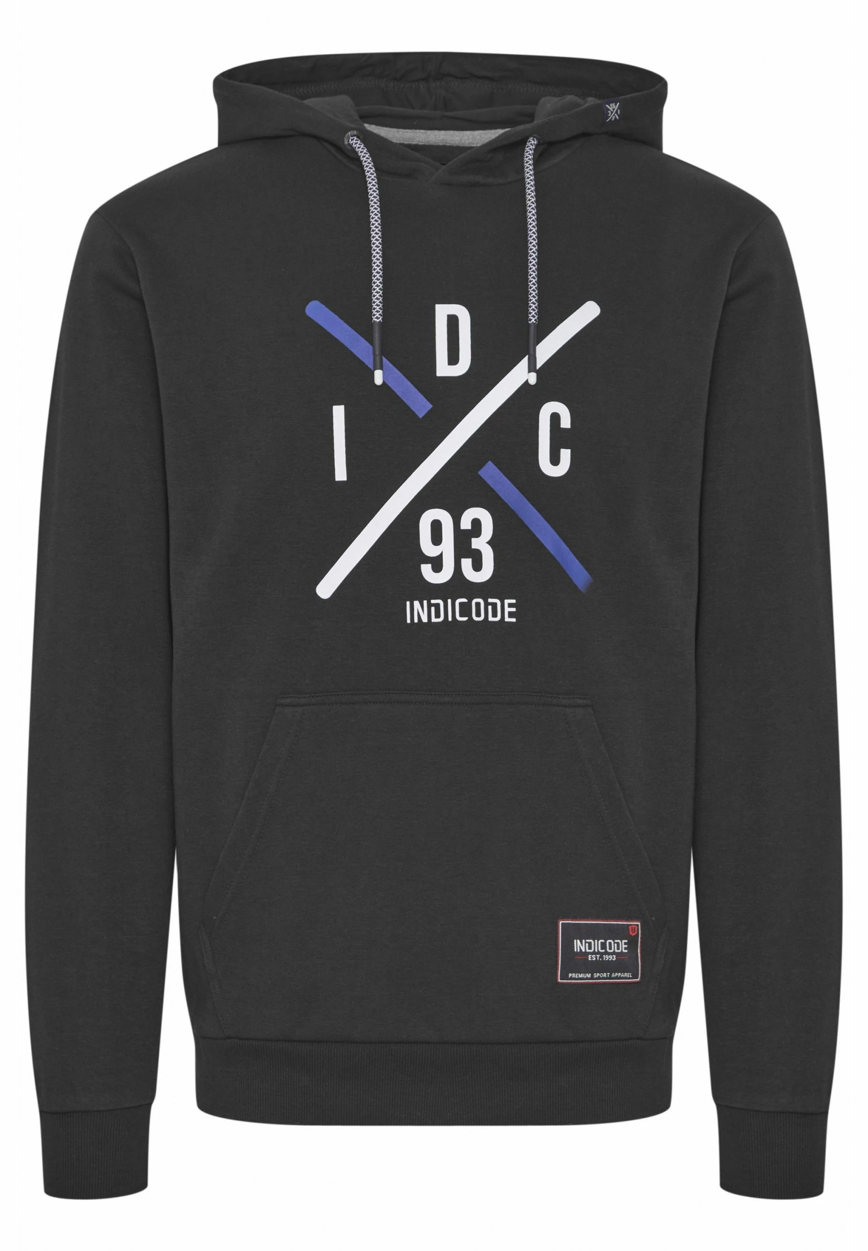 Indicode Jeans LEON - Bluza Z Kapturem - Black | Bluzy Męskie 6 Indicode Jeans LEON - Bluza Z Kapturem - Black | Bluzy Męskie - obrazek 6