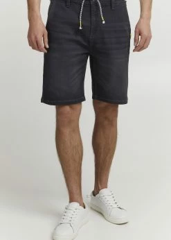 Indicode Jeans IDGODO - Szorty Jeansowe Vintage Black | Odzież/Promocje