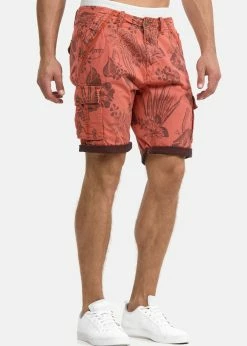 Indicode Jeans ALBERT - Szorty w Kolorze Pomarańczowym | Promocja | Odzież -Indicode Jeans Sklep 09cd0b95c5c643d6b3c6eb97571a7d5e scaled