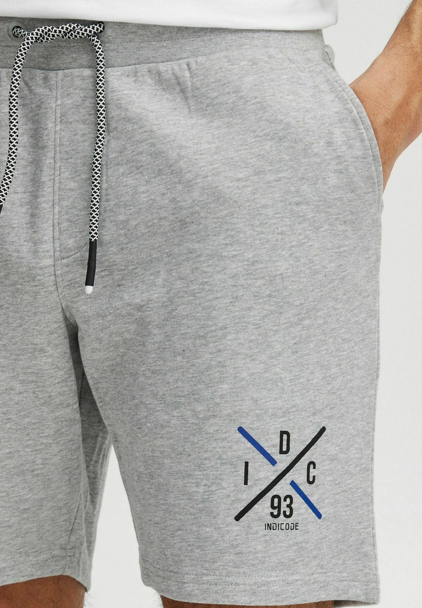 Indicode Jeans IDHALLUM - Szorty - Light Grey Mix | Wygoda i Styl 4 Indicode Jeans IDHALLUM - Szorty - Light Grey Mix | Wygoda i Styl - obrazek 4