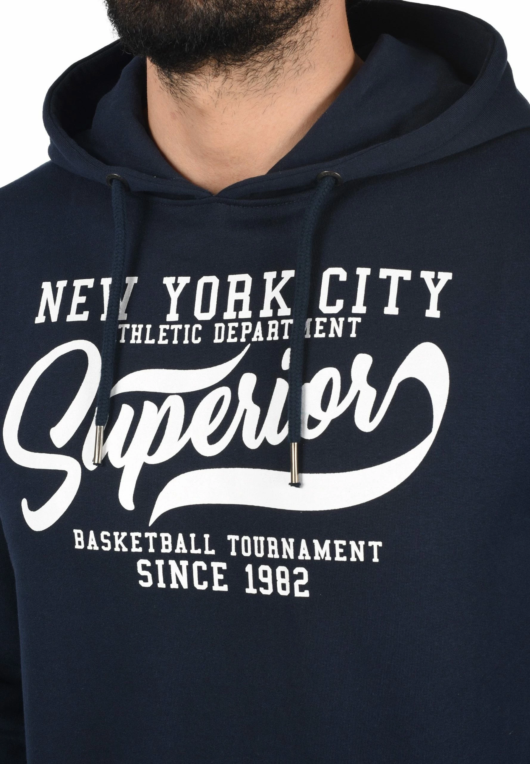 Indicode Jeans IDGALILERI - Bluza Z Kapturem - Navy | Bluzy Męskie | Modna Odzież 4 Indicode Jeans IDGALILERI - Bluza Z Kapturem - Navy | Bluzy Męskie | Modna Odzież - obrazek 4