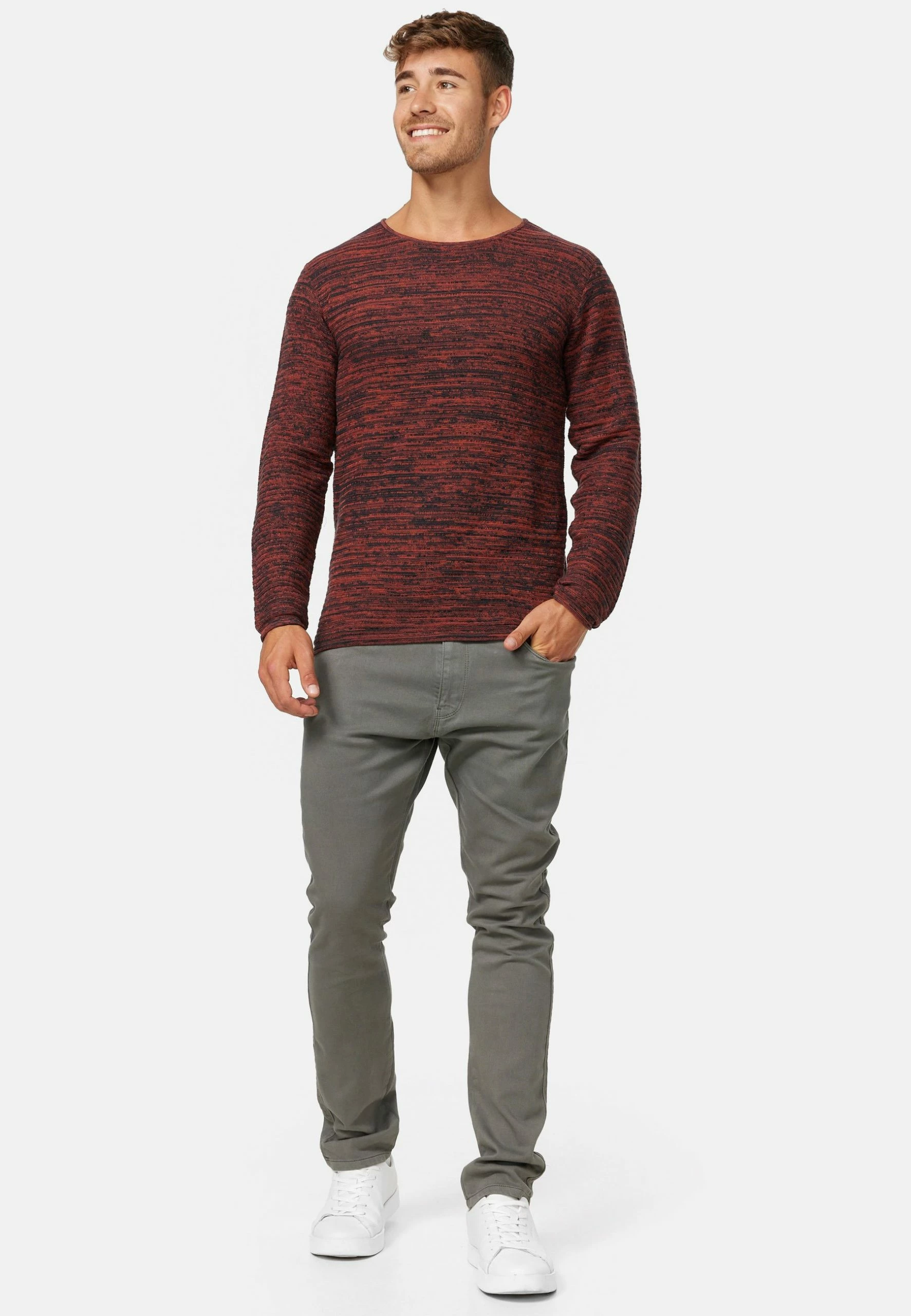 Indicode Jeans Sweter - Arabian Spice | Modny i Wygodny Sweter 2 Indicode Jeans Sweter - Arabian Spice | Modny i Wygodny Sweter - obrazek 2