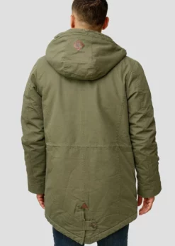 Indicode Jeans Płaszcz Zimowy - Ciemna Zieleń | Elegancki i Ciepły Płaszcz Męski -Indicode Jeans Sklep 0b5255816ba4443aa2d7813248c5a8d1