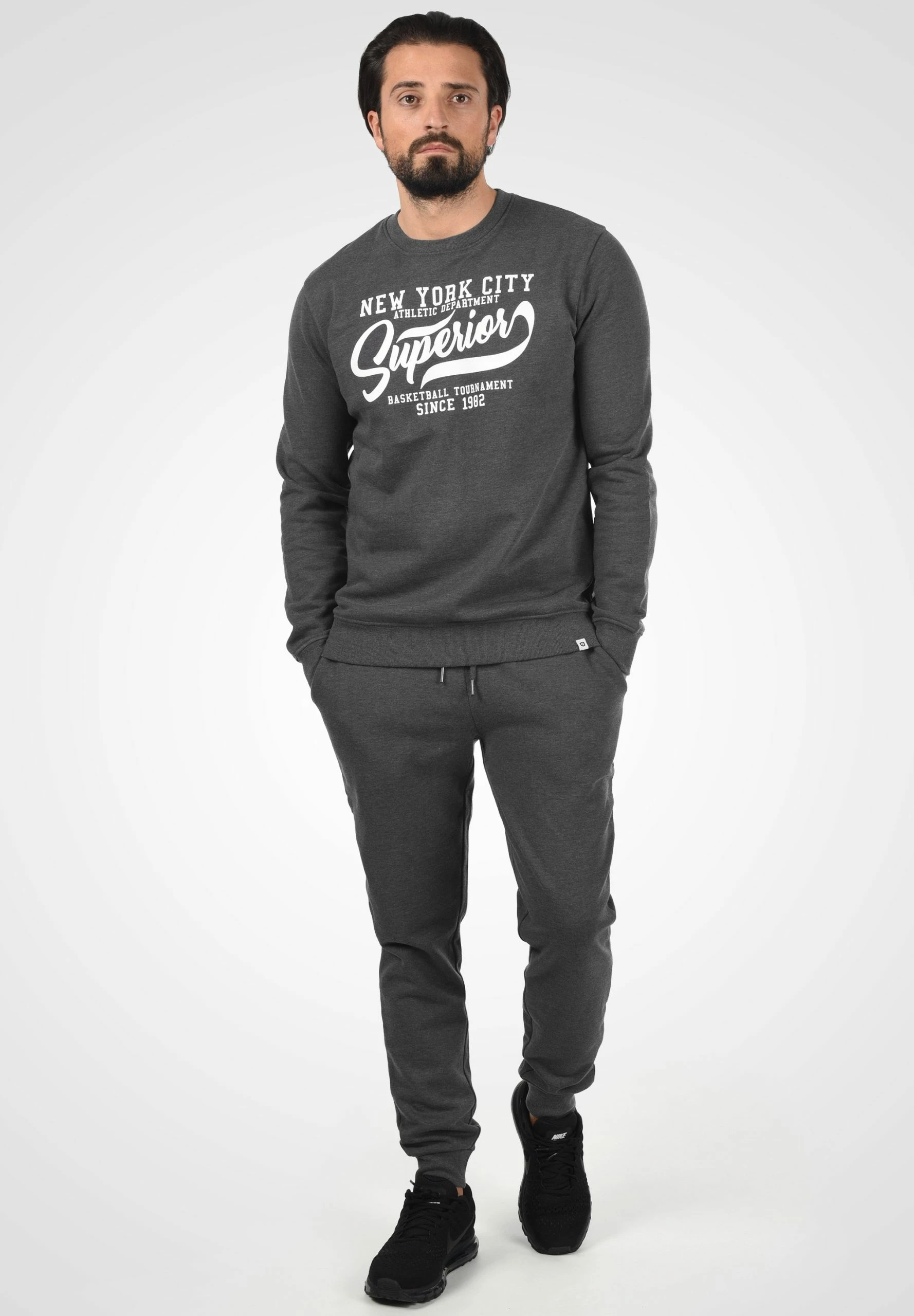 Indicode Jeans IDGALLO - Spodnie Treningowe - Grey Mix | Wygodne i Stylowe Spodnie 4 Indicode Jeans IDGALLO - Spodnie Treningowe - Grey Mix | Wygodne i Stylowe Spodnie - obrazek 4