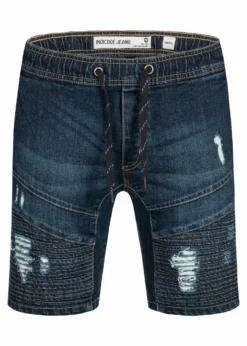 Indicode Jeans MIT ELASTISC - Szorty Jeansowe - Dark Blue | Wygodne i Elastyczne Szorty Męskie -Indicode Jeans Sklep 0d3f93ef03c4437ba4e27bae251a5bb2