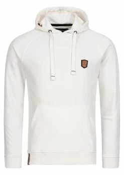 Indicode Jeans LITCHAM - Bluza Z Kapturem - Offwhite | Bluzy Męskie | Modna Odzież -Indicode Jeans Sklep 0e51a74e9ccf4169b71b4e32e60d1fae