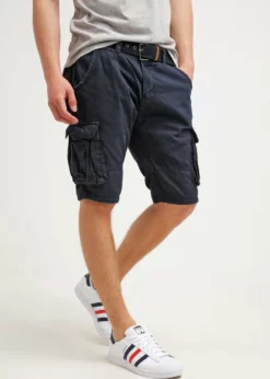 Indicode Jeans MONROE - Szorty Męskie w Kolorze Navy | Wygodne i Stylowe