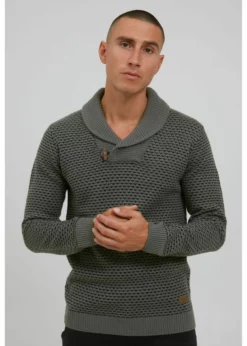 Indicode Jeans IDCOPENT - Sweter - Pewter | Elegancki i Wygodny Sweter Męski