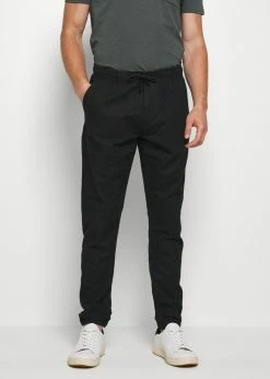 Indicode Jeans VIBORG - Spodnie Materiałowe w Kolorze Czarnym - Wysoka Jakość i Komfort