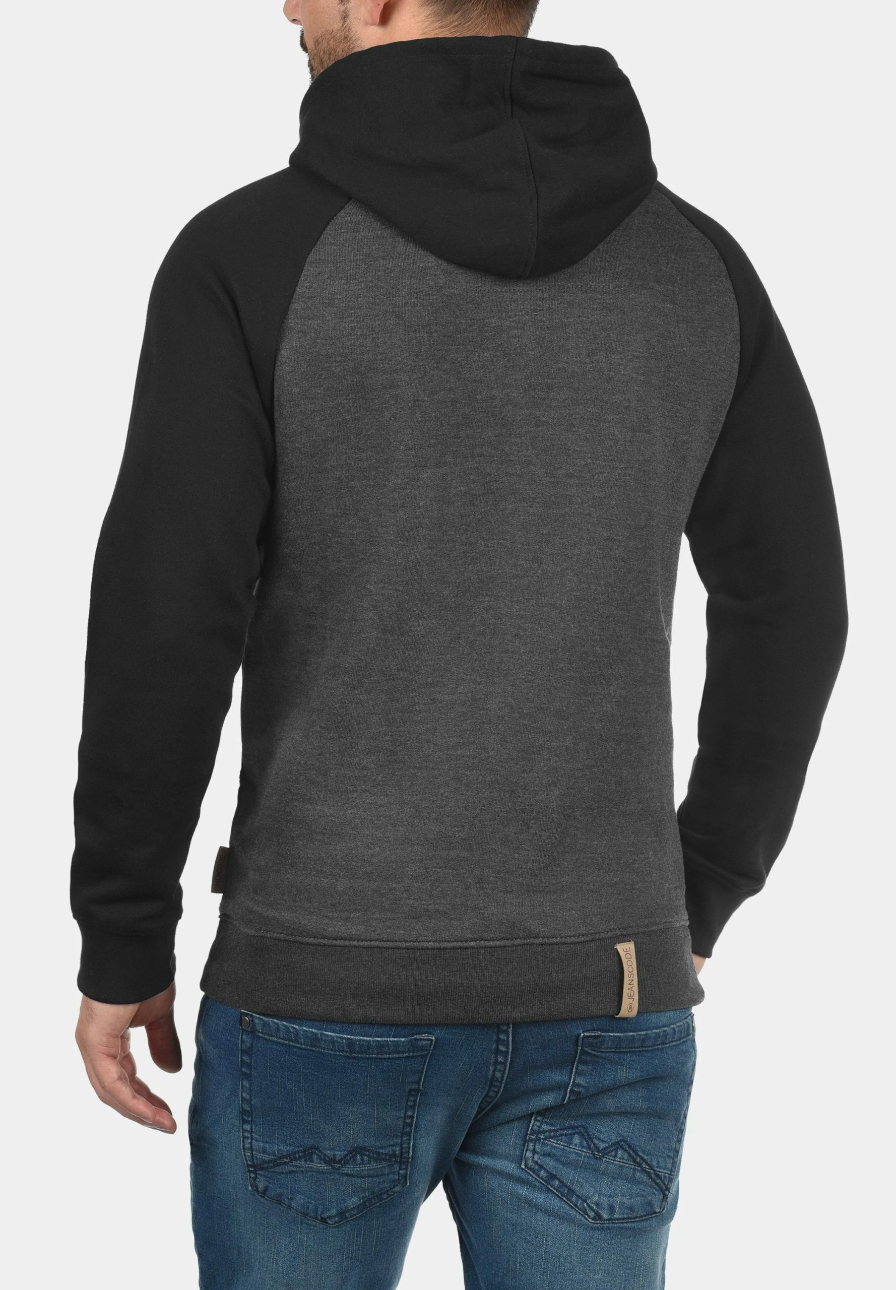 Indicode Jeans ELLIOT - Bluza Z Kapturem - Charcoal/black - Męska Bluza Z Kapturem 2 Indicode Jeans ELLIOT - Bluza Z Kapturem - Charcoal/black - Męska Bluza Z Kapturem - obrazek 2