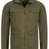 Indicode Jeans Kurtka Wiosenna - Army - Kurtki Męskie | Modowa Kurtka Wiosenna