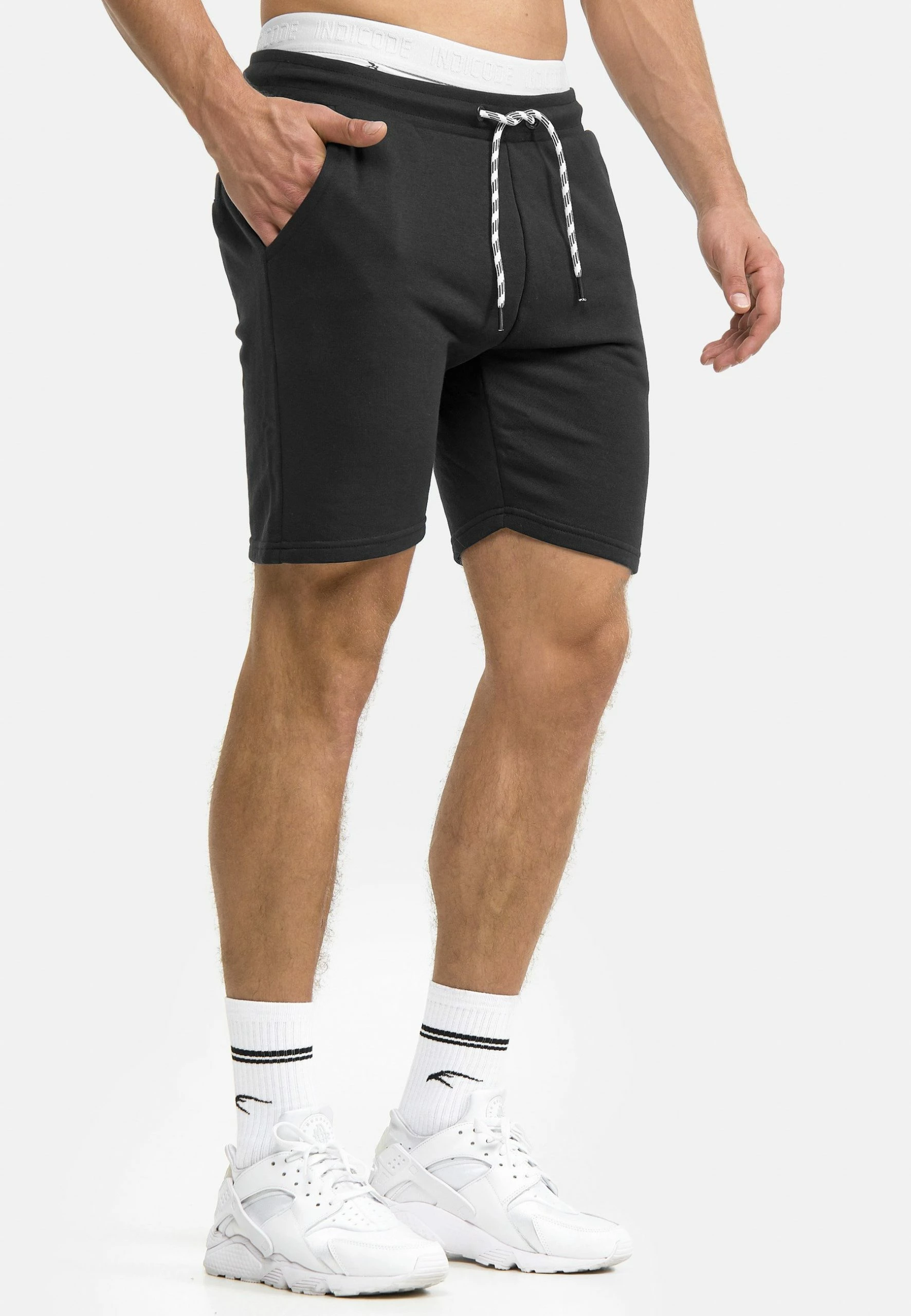 Indicode Jeans Yates - Szorty Męskie Czarny - Wygodne i Stylowe 5 Indicode Jeans Yates - Szorty Męskie Czarny - Wygodne i Stylowe - obrazek 5