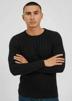 Indicode Jeans IDPAULETTA - Sweter w Kolorze Czarnym | Promocja | Odzież