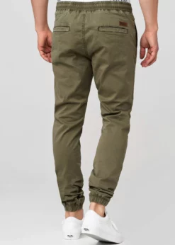 Indicode Jeans FIELDS - Spodnie Materiałowe - Army | Wysoka Jakość | Odzież Męska -Indicode Jeans Sklep 186b91230e0349fea69d963ad63b8efa scaled