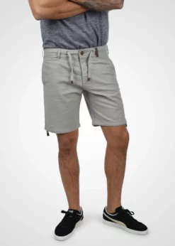 Indicode Jeans IDMOSES - Szorty - Jasny Szary | Wysoka Jakość | Modne Szorty Męskie