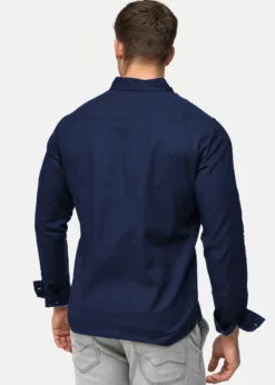 Indicode Jeans LANGARM KEPNER - Koszula Navy | Elegancka i Wygodna Odzież Męska -Indicode Jeans Sklep 1953d6f4db2d42b4b0ec308193162a6b scaled