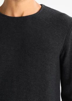 Indicode Jeans KRISTAN - Sweter Czarny | Elegancki i Wygodny -Indicode Jeans Sklep 1985424be97d4d6ba758cdecd930e17e