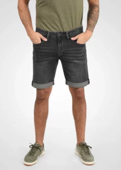 Indicode Jeans IDQUENTIN - Szorty Jeansowe - Dark Grey | Wysoka Jakość | Modne Szorty Męskie