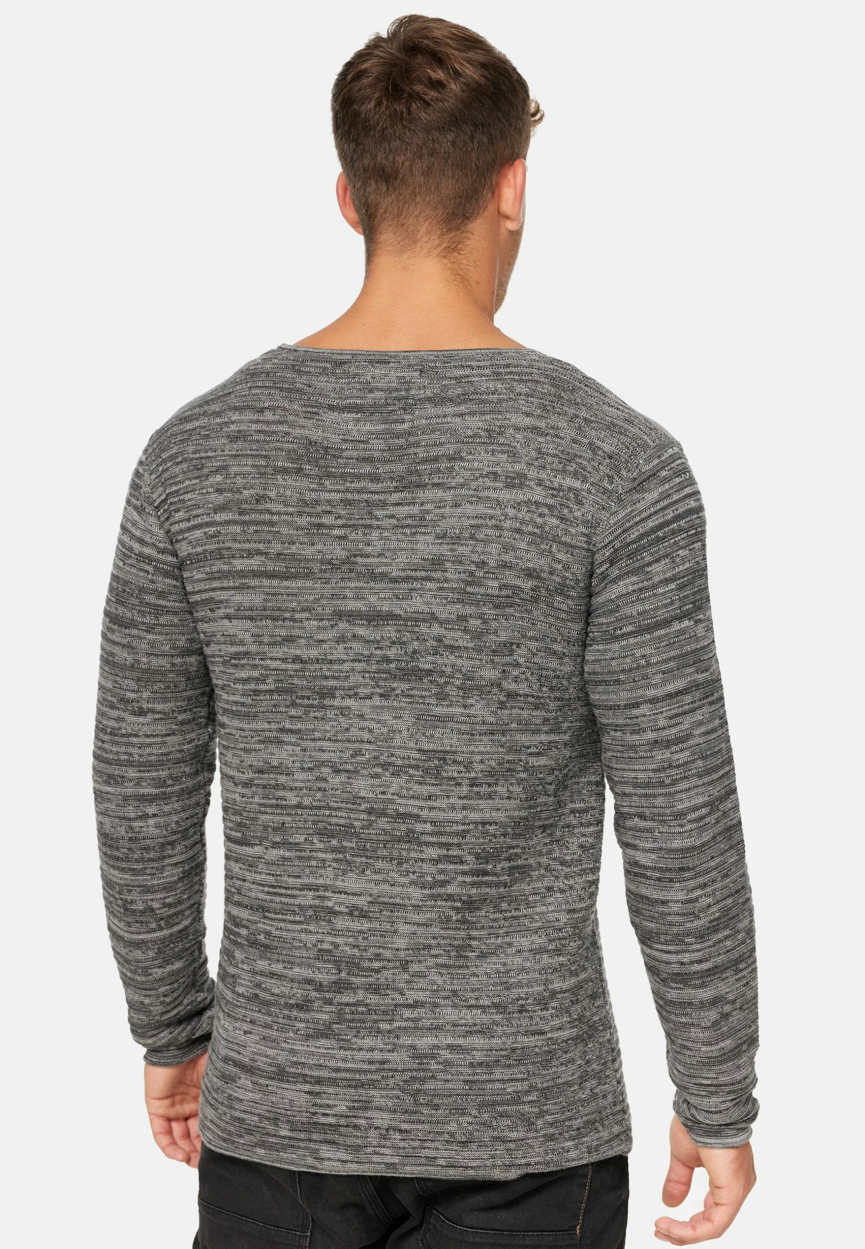 Sweter Indicode Jeans - Lt Grey Mix | Odzież/Swetry i kardigany 3 Sweter Indicode Jeans - Lt Grey Mix | Odzież/Swetry i kardigany - obrazek 3