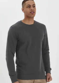 Indicode Jeans IDKENO - Bluza Męska - Charcoal Mix | Bluzy Męskie | Wysoka Jakość