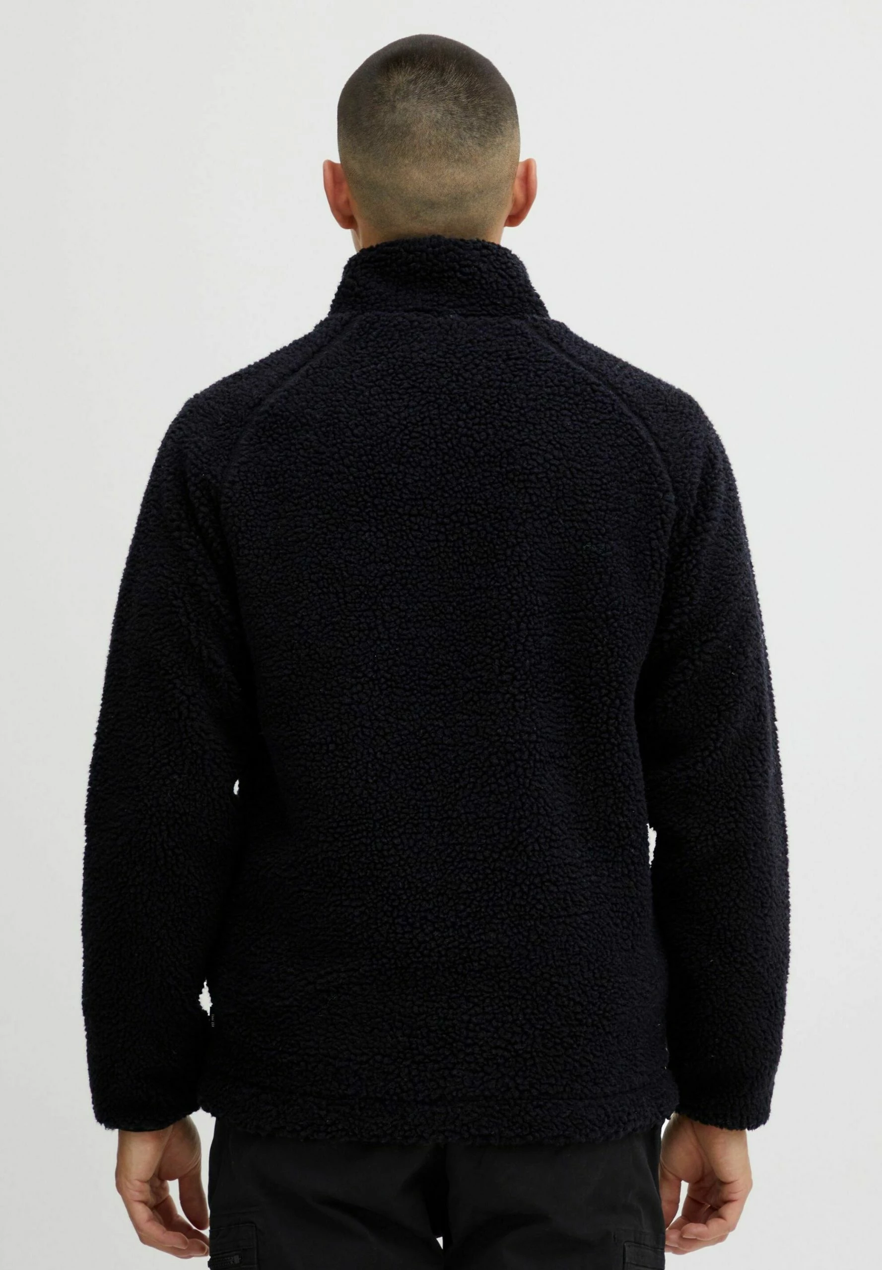 Indicode Jeans IDTRODIE - Kurtka Z Polaru - Czarna | Kurtki Męskie | Modowa Odzież Wierzchnia 3 Indicode Jeans IDTRODIE - Kurtka Z Polaru - Czarna | Kurtki Męskie | Modowa Odzież Wierzchnia - obrazek 3