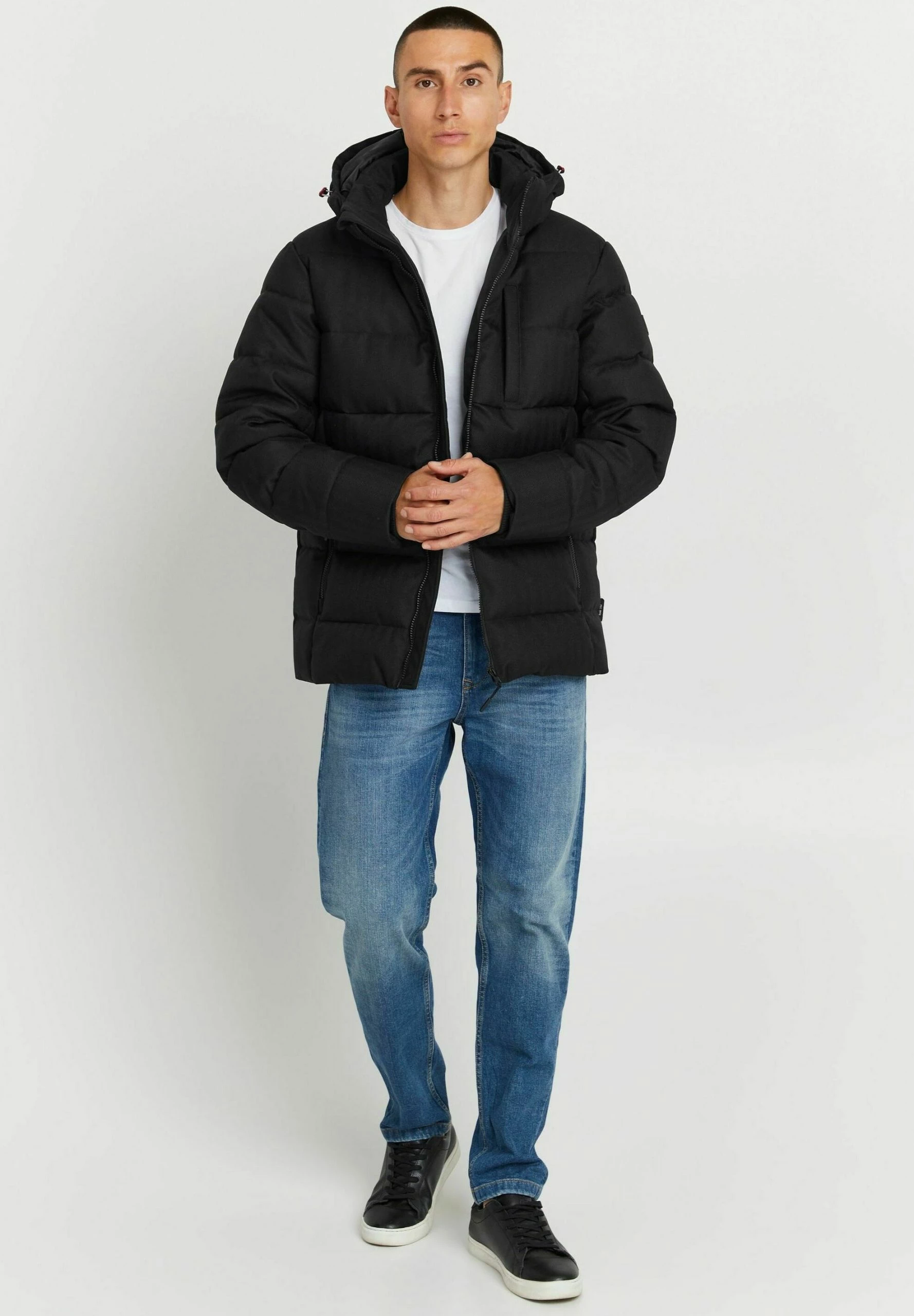 Indicode Jeans IDPIULIO - Kurtka Zimowa Czarna 2 Indicode Jeans IDPIULIO - Kurtka Zimowa Czarna - obrazek 2