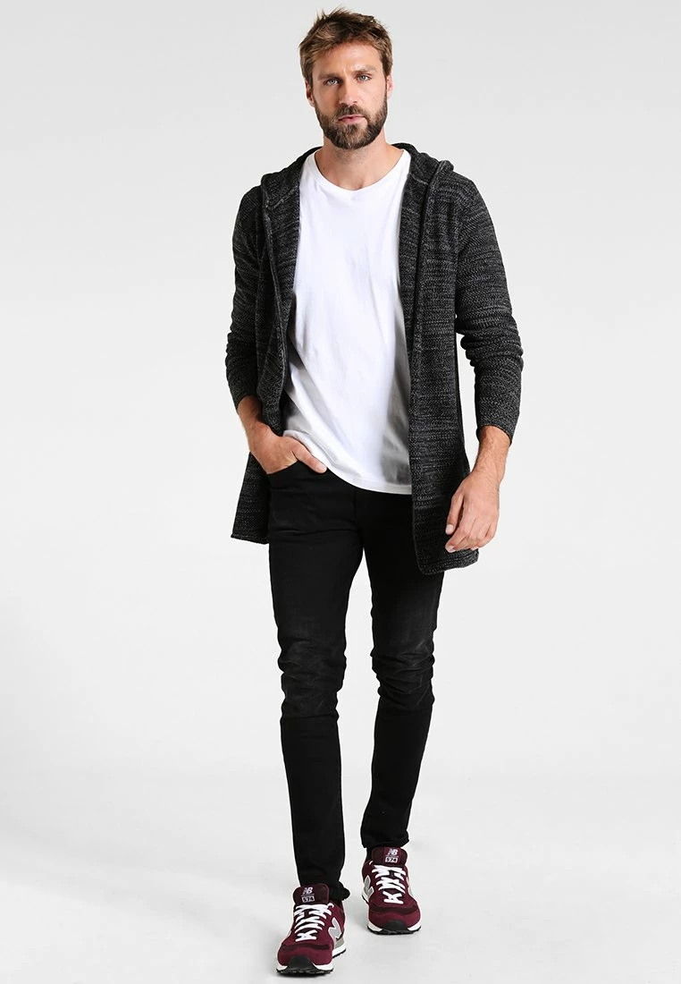 Indicode Jeans DENZEL - Kardigan - Czarny | Elegancki i Wygodny 2 Indicode Jeans DENZEL - Kardigan - Czarny | Elegancki i Wygodny - obrazek 2