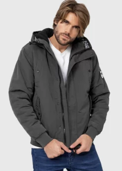 Indicode Jeans ALBANY - Kurtka Zimowa - Pewter | Elegancka i Ciepła Kurtka Męska