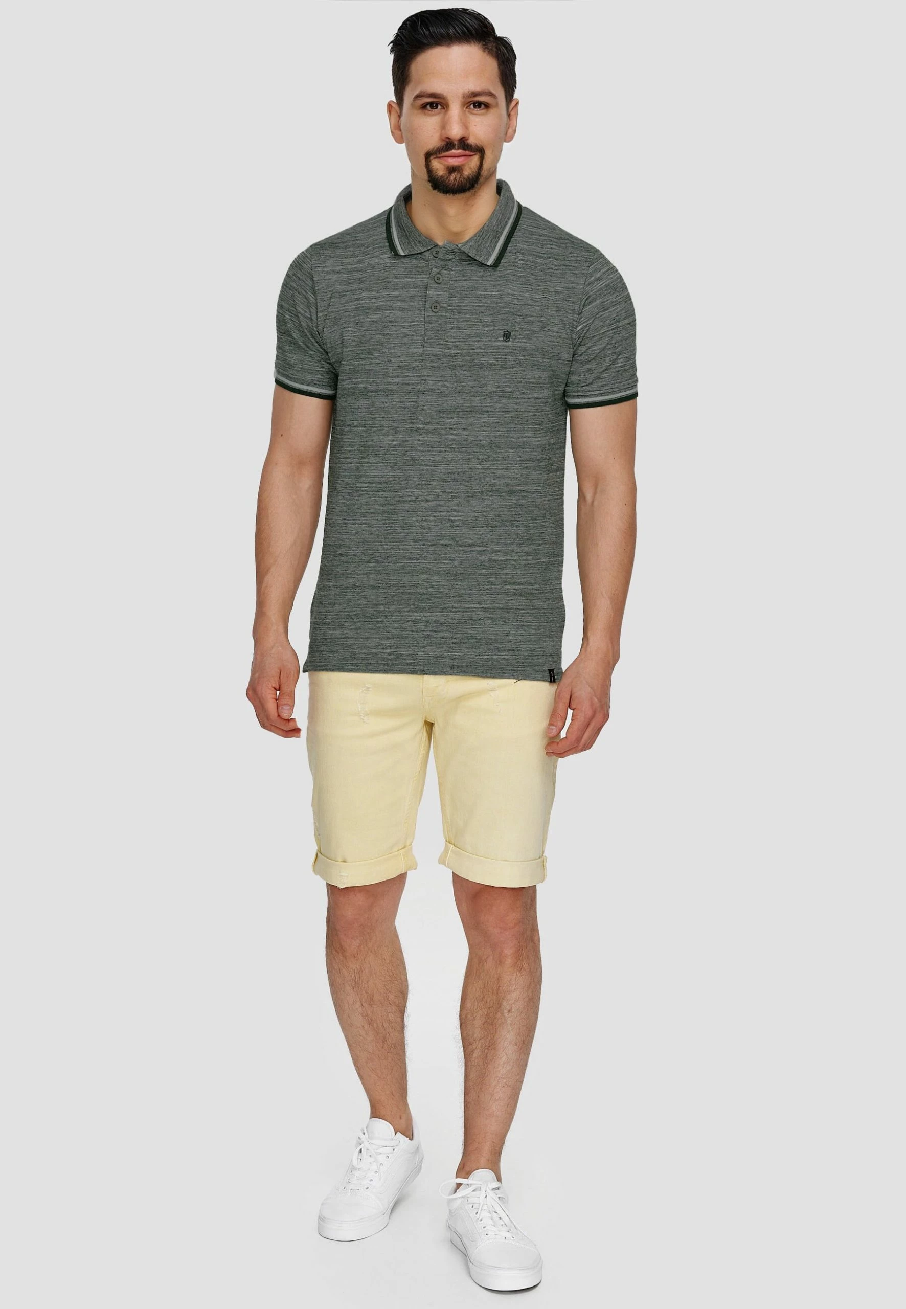 Indicode Jeans Szorty Jeansowe - Pale Banana | Krótkie Spodnie Damskie 2 Indicode Jeans Szorty Jeansowe - Pale Banana | Krótkie Spodnie Damskie - obrazek 2