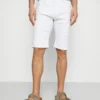Indicode Jeans KADEN HOLES - Szorty Jeansowe Offwhite | Modne i Wygodne