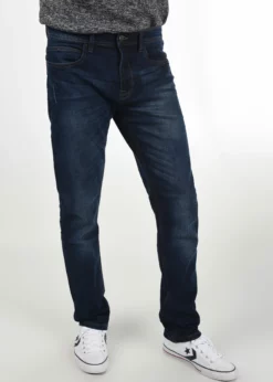 Indicode Jeans IDQUEBEC - Jeansy Slim Fit - Ciemny Niebieski | Modne i Wygodne Spodnie Męskie