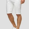 Indicode Jeans CUBA CADEN - Szorty Jeansowe Offwhite - Modne i Wygodne