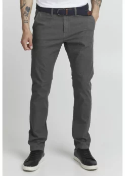 Indicode Jeans Chinosy - Ciemnoszare Spodnie Męskie | Wysoka Jakość | Modne i Wygodne