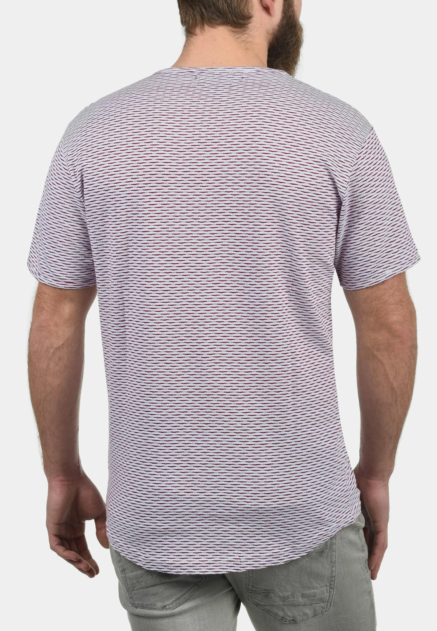 Indicode Jeans IDALBIN - T-shirt Z Nadrukiem - Wine | Odzież Męska 2 Indicode Jeans IDALBIN - T-shirt Z Nadrukiem - Wine | Odzież Męska - obrazek 2