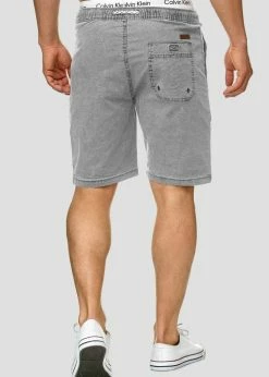 Indicode Jeans Szorty - Light Grey | Promocja | Odzież -Indicode Jeans Sklep 2328455811124b41a4df25d638c0666e