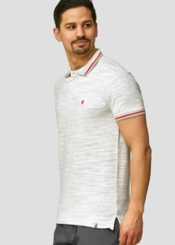 Indicode Jeans Koszulka Polo - Offwhite | Elegancka i Wygodna -Indicode Jeans Sklep 249f2f299cb54089bfaa5b9df15baf16