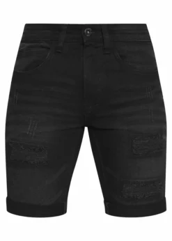 Indicode Jeans KADEN HOLES - Szorty Jeansowe Ultra Black - Modne i Wygodne -Indicode Jeans Sklep 253eb449703f464892f7f3cf2238670e scaled