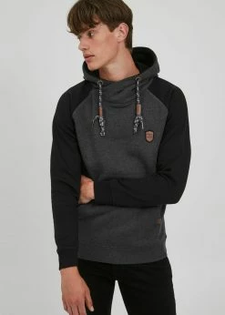 Indicode Jeans IDTONEY - Bluza Z Kapturem - Charcoal Mix | Bluzy dla Mężczyzn