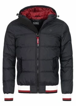 Indicode Jeans REGULAR FIT - Kurtka Zimowa - Czarna | Kurtki Męskie -Indicode Jeans Sklep 2a103f12539b4b63a37ba1b36995d6dd