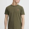Indicode Jeans GABRIX - T-shirt Z Nadrukiem - Army | Odzież Męska