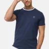 Indicode Jeans T-shirt Basic - Navy | Męska Koszulka Bawełniana | Odzież Męska