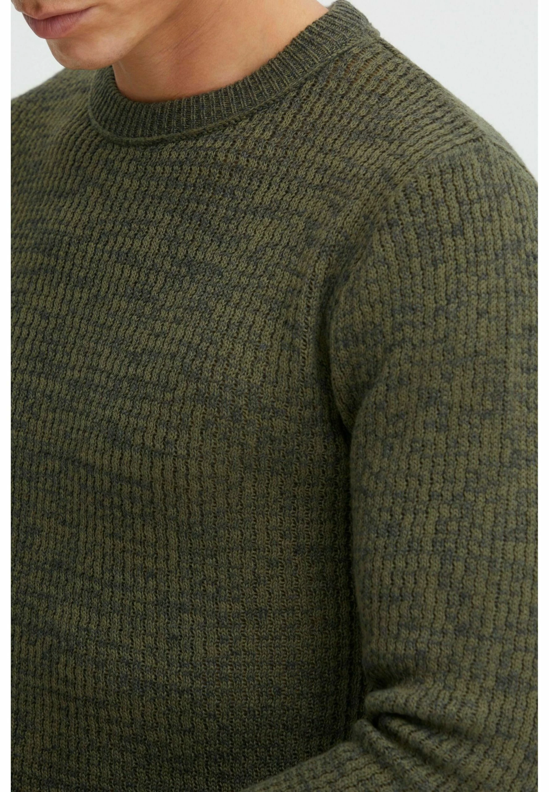 Indicode Jeans IDVALERIO - Sweter - Army | Odzież/Swetry i kardigany 4 Indicode Jeans IDVALERIO - Sweter - Army | Odzież/Swetry i kardigany - obrazek 4